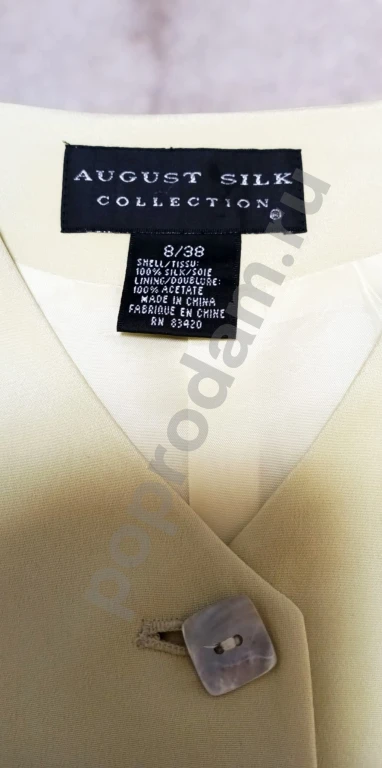 Пиджак шелк натуральный