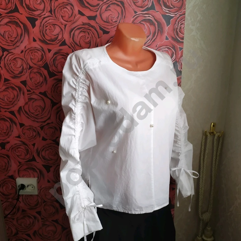 Блузка белая Koton Турция хлопок размер S 42 44