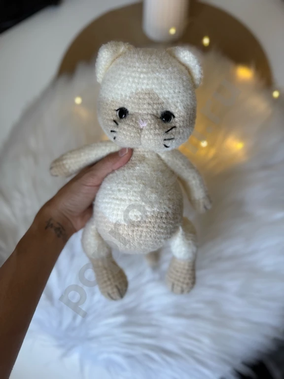 Вязаные игрушки / котик