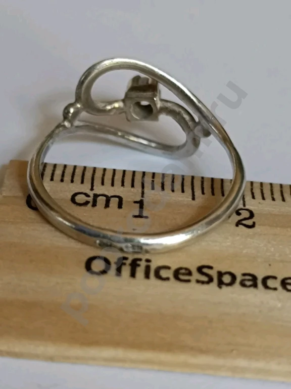 Кольцо. Серебро 925 пробы. Винтаж. Размер 19.