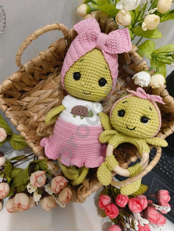 Наборы вязанных игрушек/ ручной работы