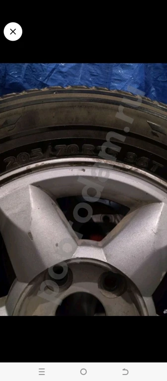 Резина на дисках  R15/205/70 96T