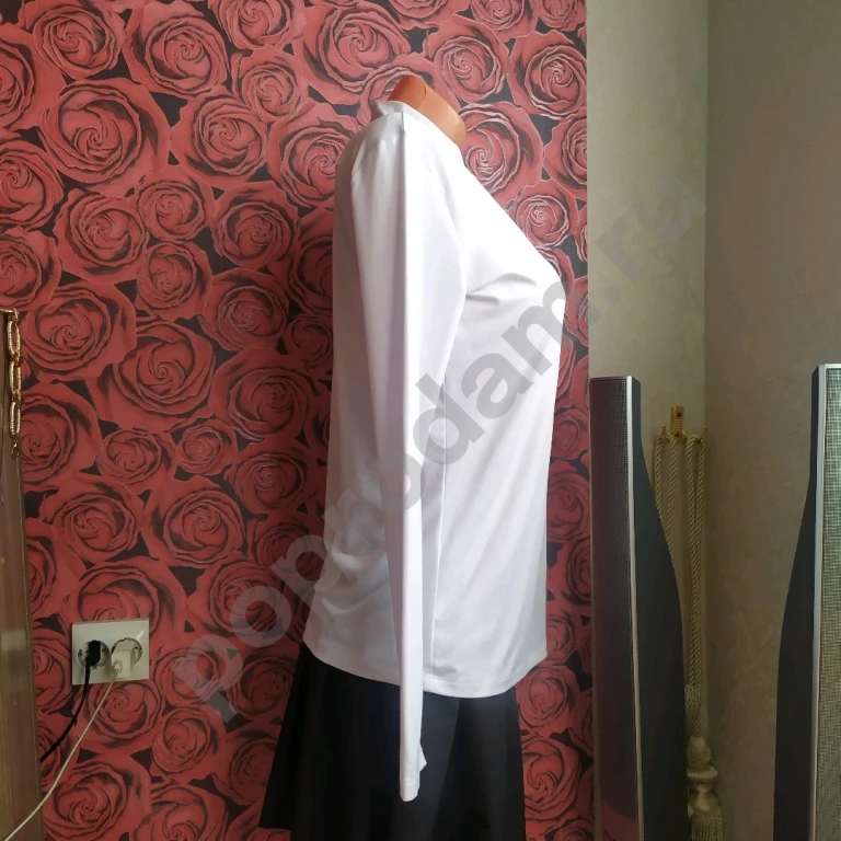 Водолазка белая размер 46 длинный рукав