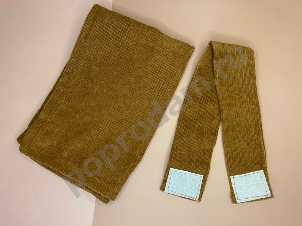 Декоративная наволочка бант вельветовая 30х50