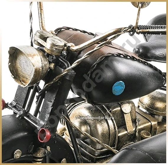 Модель мотоцикла металл BMW большой