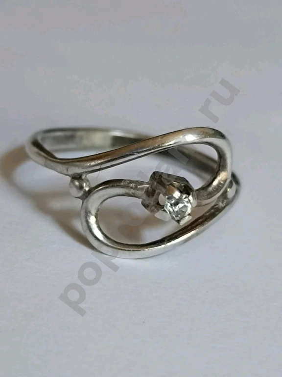 Кольцо. Серебро 925 пробы. Винтаж. Размер 19.