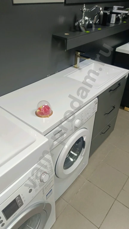 Раковина над стиральной машинкой 80