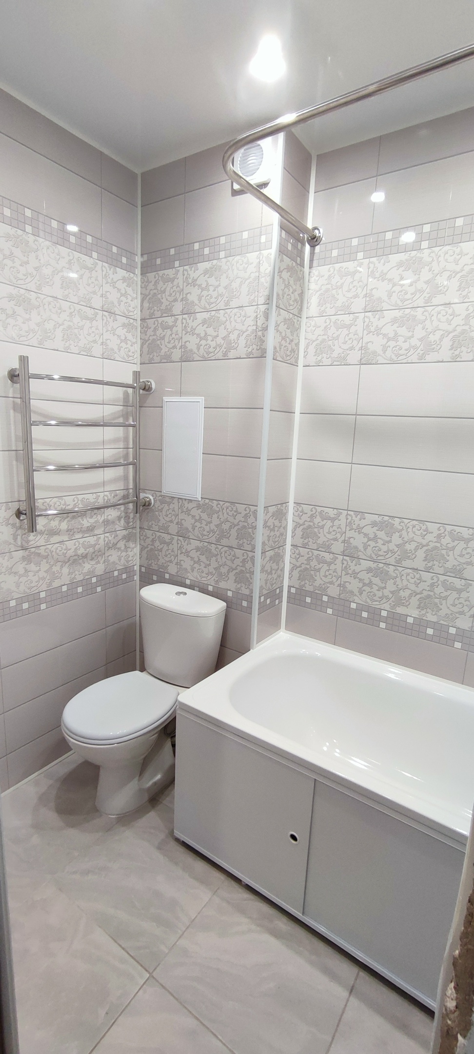 Ремонт ванных комнат, санузлов: Санузел панелями (вместе с материалом)