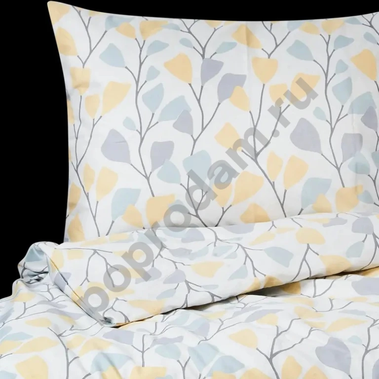 2х спальный комплект с евро простынью из сатина люкс 100% хлопок