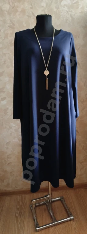 Платье трапеция трикотажное 52 54 размер Италия