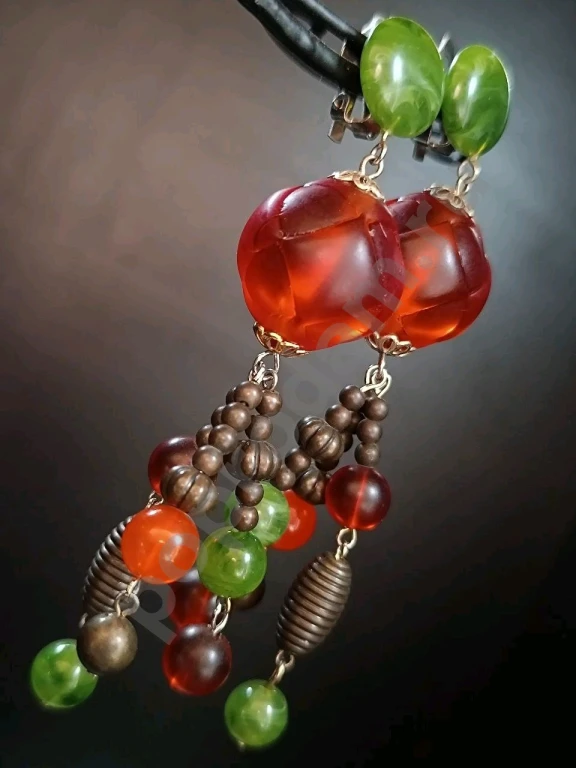 Крупные Клипсы. Винтаж.