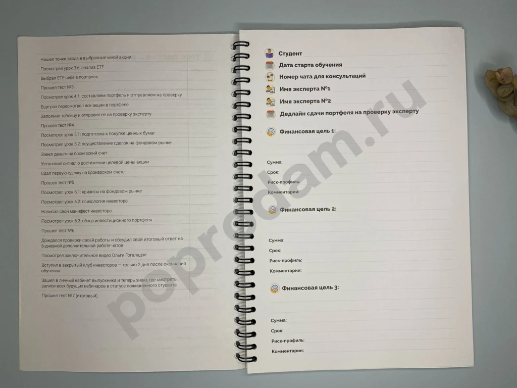 Рабочая тетрадь Я - Инвестор 2.0 Гогаладзе 75 л