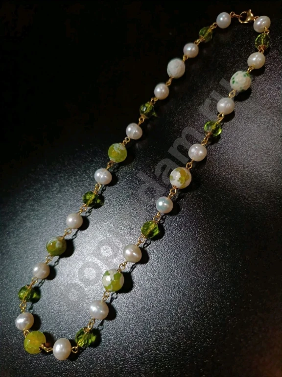 Бусы Цепочка. Italia Independent. Натуральный Жемчуг, Камень, Стекло.