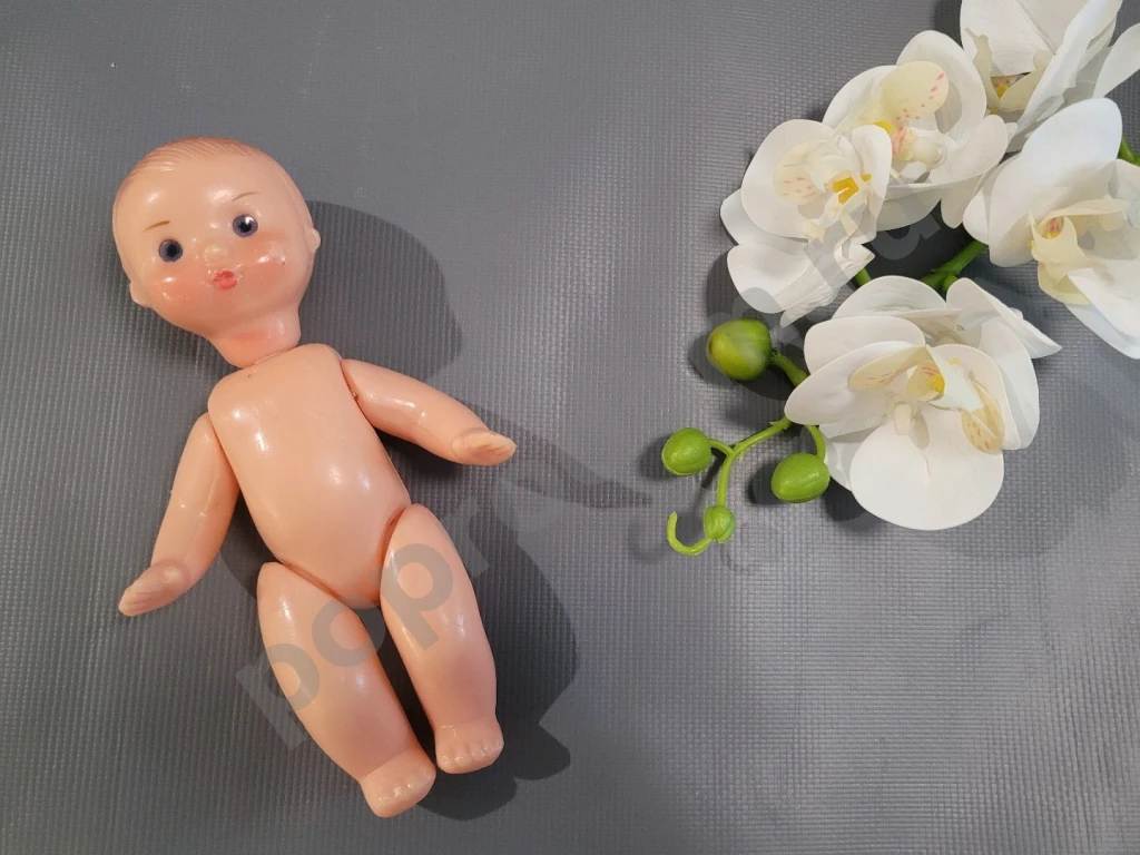 Кукла пупс СССР девочка пластик 18 см