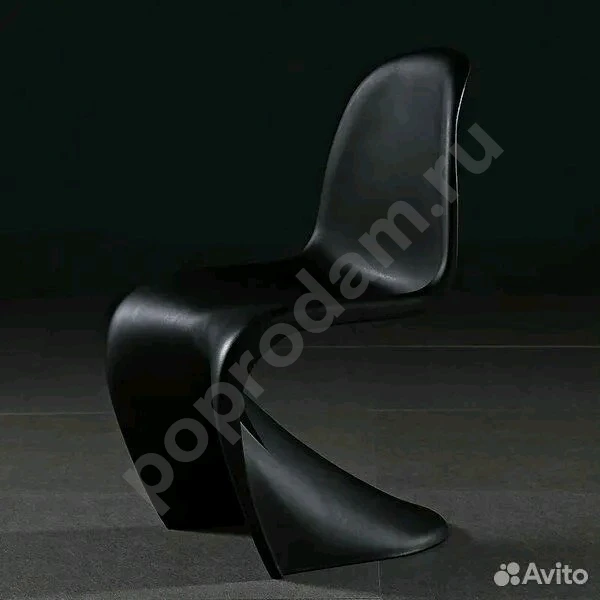 Стул Festa Verner Panton Style Chair Black матовый