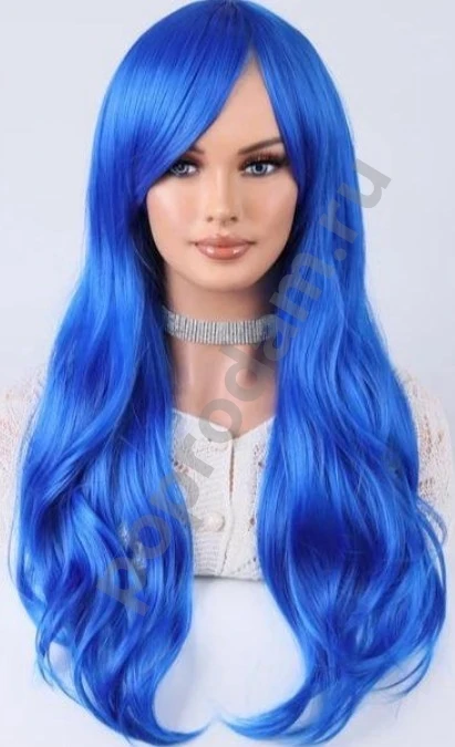 Парик синий новый