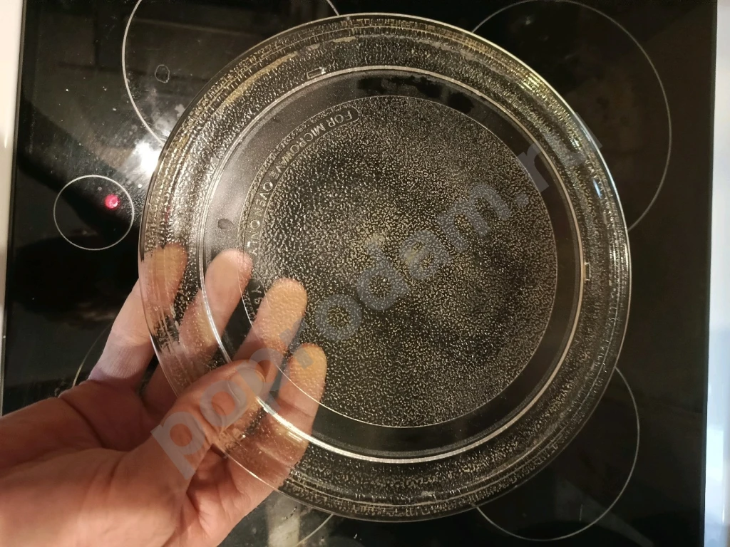 Тарелка для микроволновой печи СВЧ  диаметр 24,5 см. Доставка