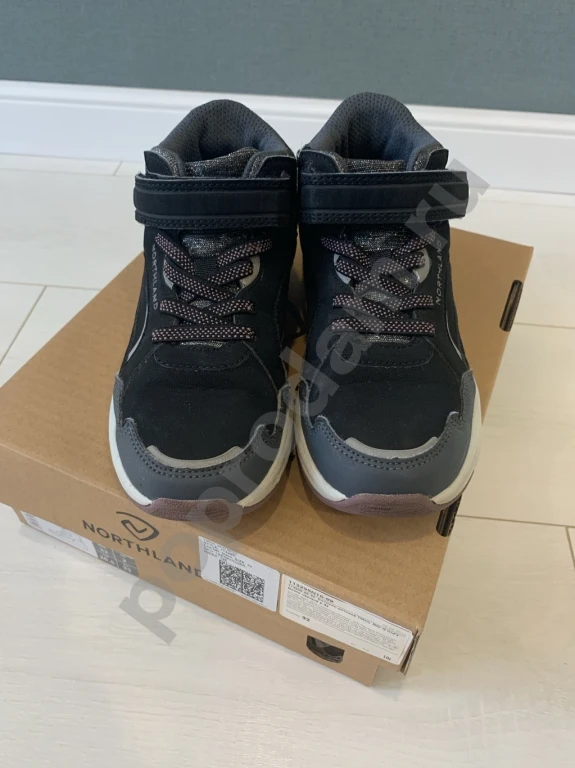 Ботинки осенние для девочки утепленные размер 32