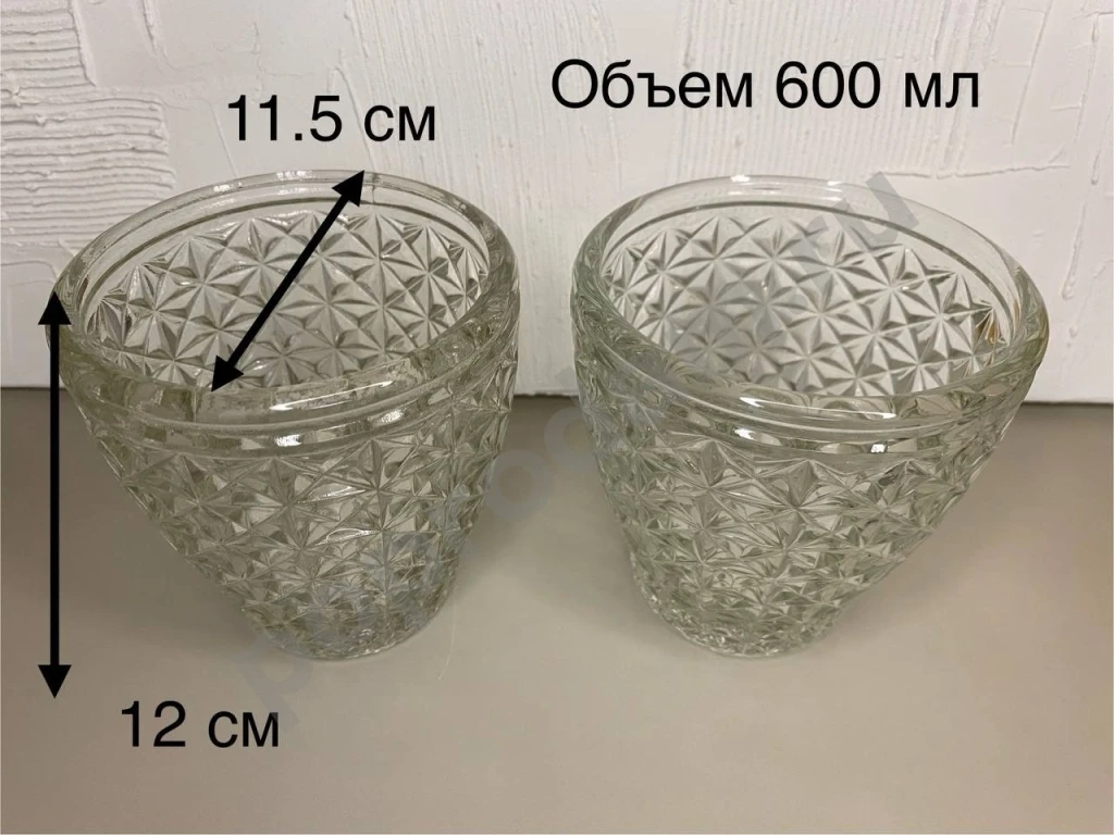 Винтажная советская конфетница стекло ваза СССР