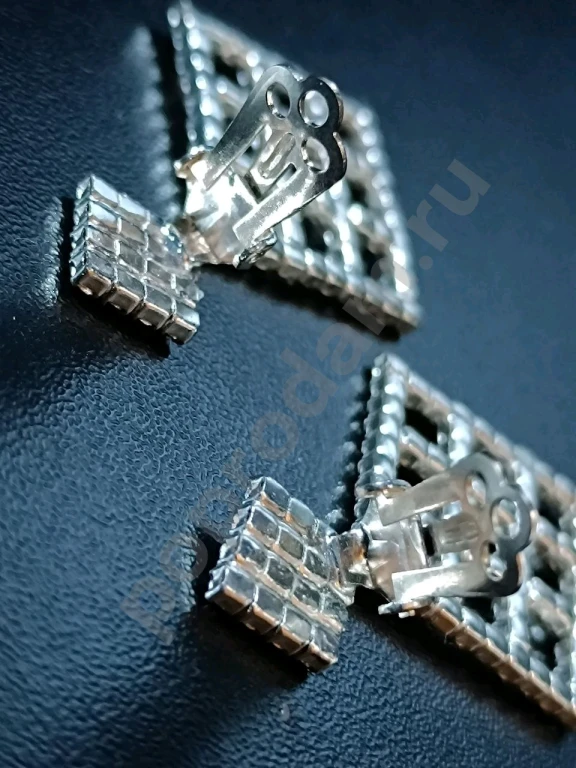 Крупные Клипсы. Стекло.