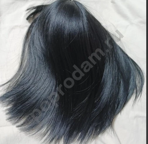 Парик черный каре новый