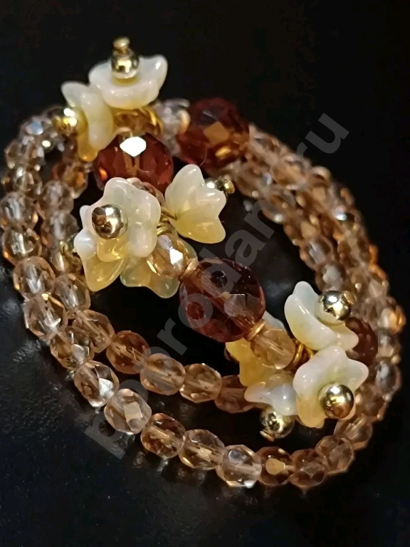 Бусы. Чехия. Jablonex. Винтаж. Стекло.