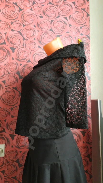 Кофточка гипюравая Vero Moda, чёрного цвета, размер M.