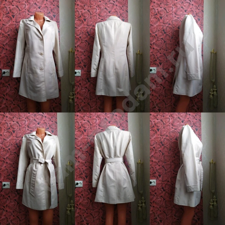 Плащ Остин 46 межсезонье женский под плащевку с поясом