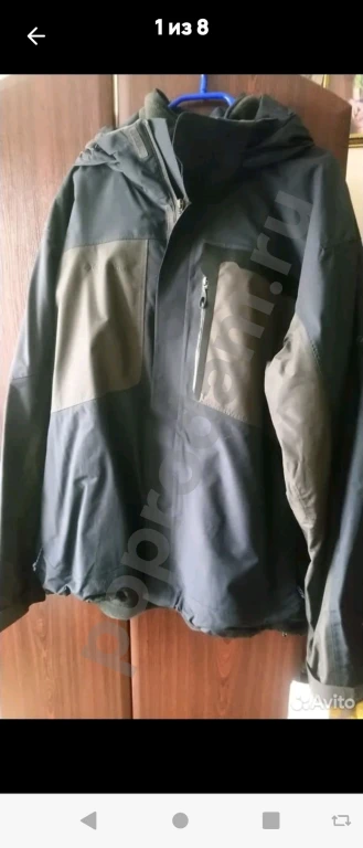 Мужская куртка осенние-зимняя двойная