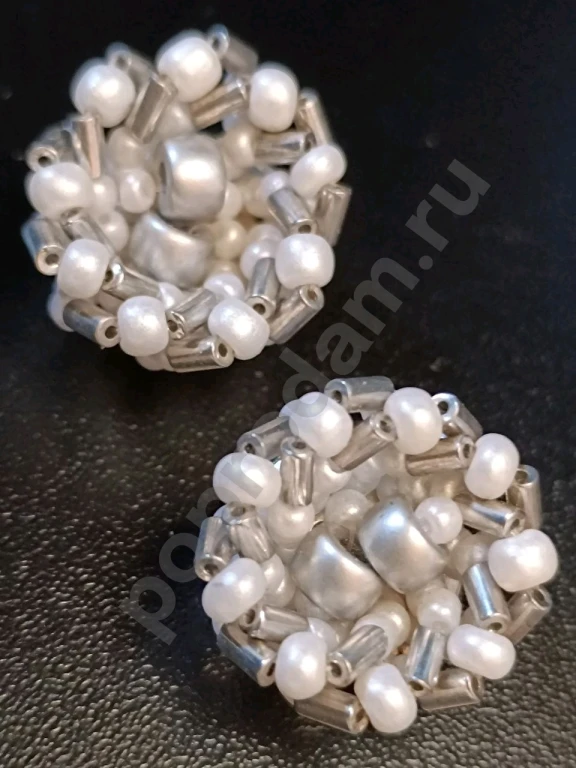 Комплект. Бусы и Клипсы. Italia Independent. Стекло.