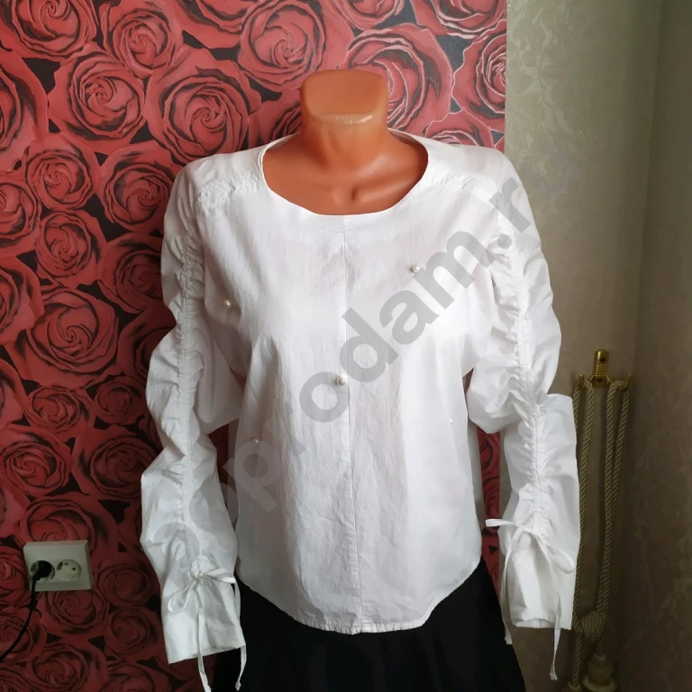 Блузка белая Koton Турция хлопок размер S 42 44