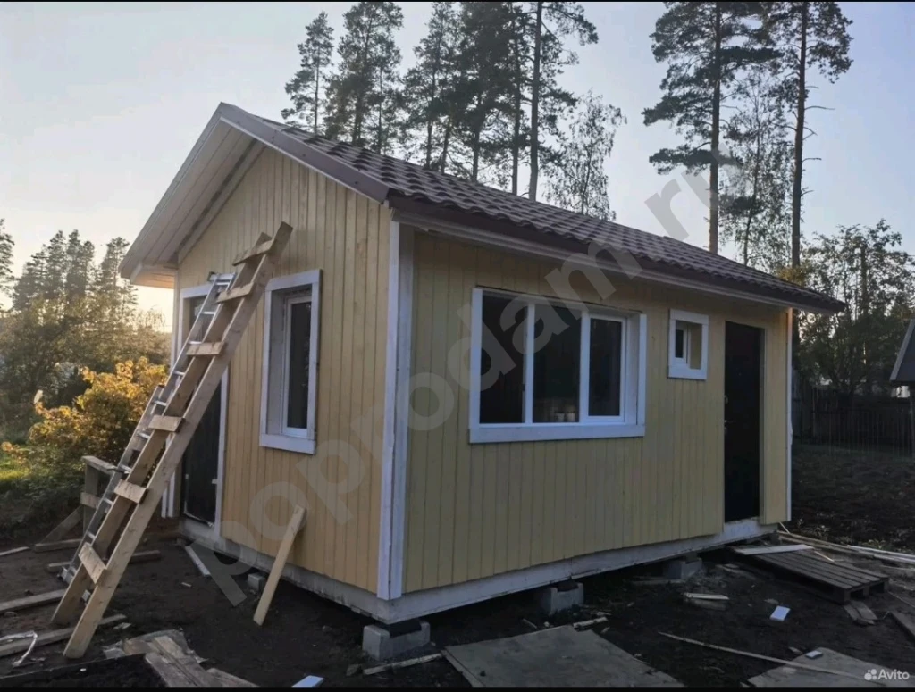 Дачный домик-студия 5,5м * 3,5м