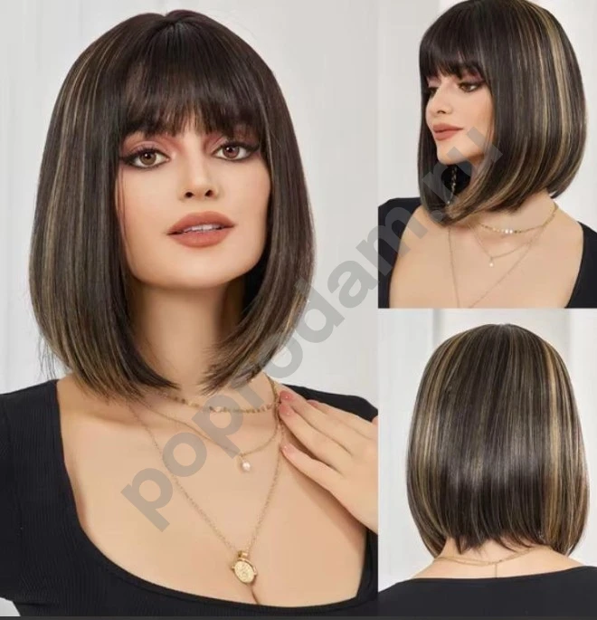 Парик каре с челкой новый