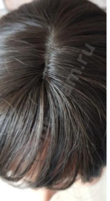 Парик темный длинный новый