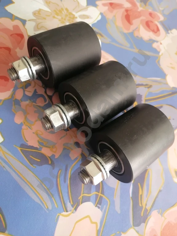 Ролики для гриндера с подшипниками и осями D40, L54.
