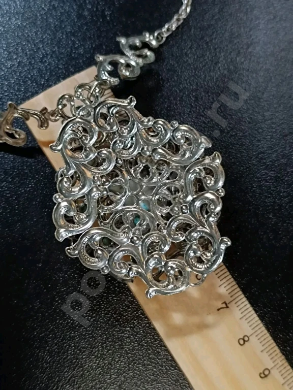 Длинное Колье. Чехия. Jablonex. Винтаж. Пекинское Стекло.