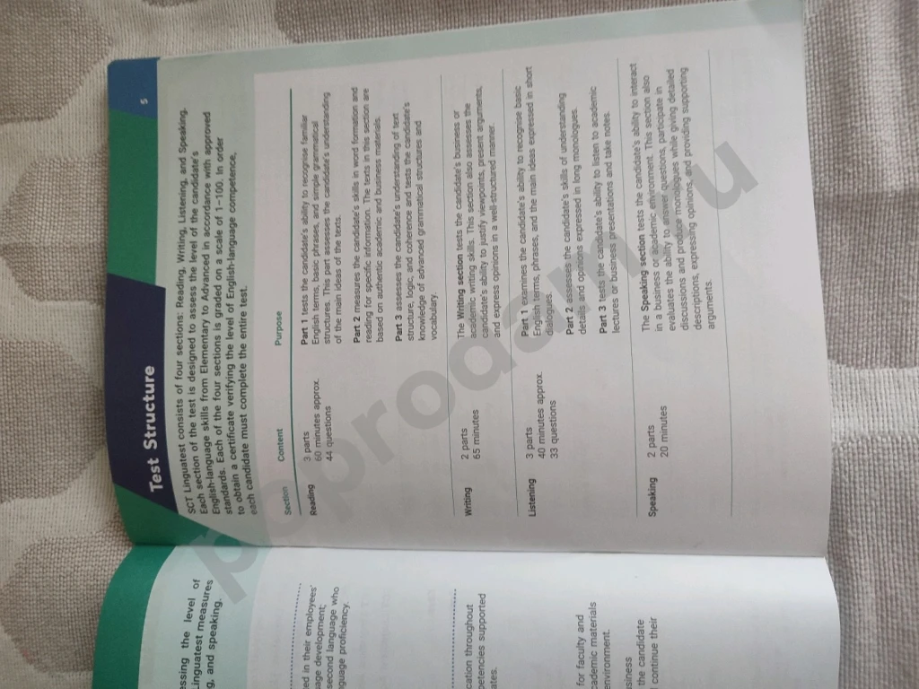 Варианты тестирования по английскому языку для академических целей. Выпуск 1