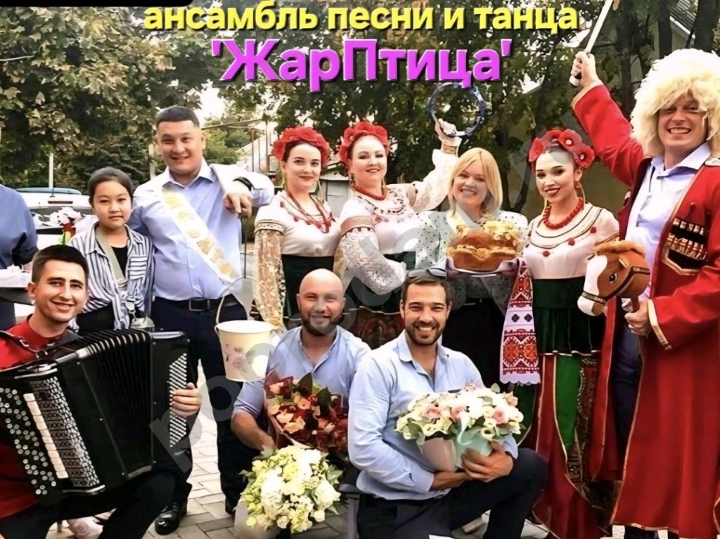 Народный ансамбль, Казачий хор, казаки, артисты на мероприятие