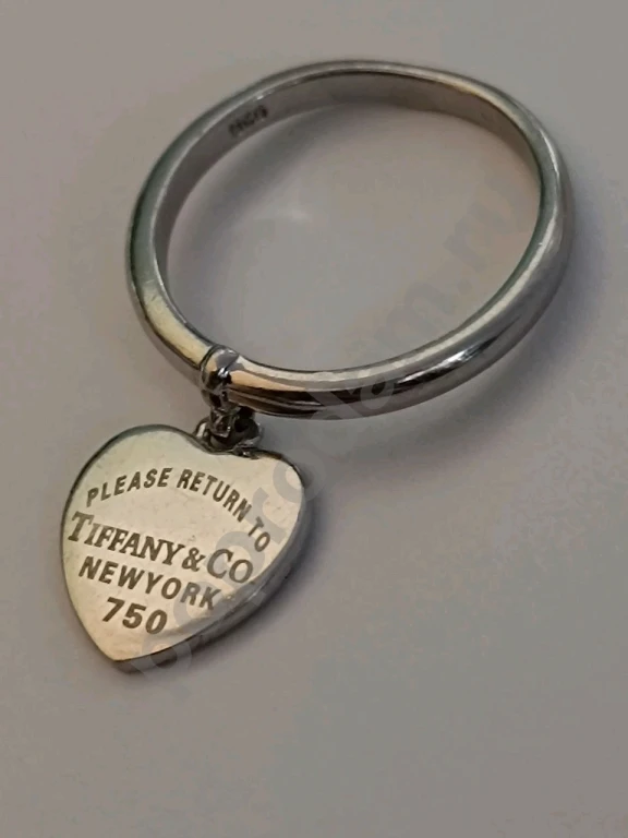 Кольцо Tiffany & Co. Серебро 925 пробы. Размер :16-16,5.