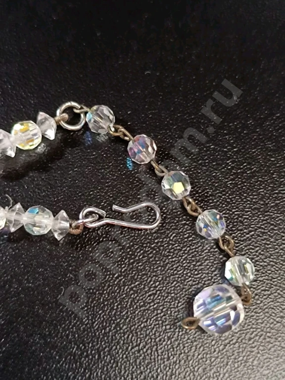 Колье. Винтаж. Стекло АБ. Родная сборка!