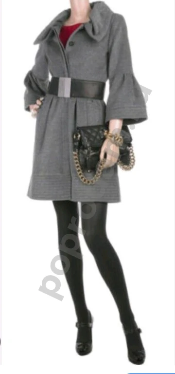 Пальто натуральная шерсть с подкладкой из шелка