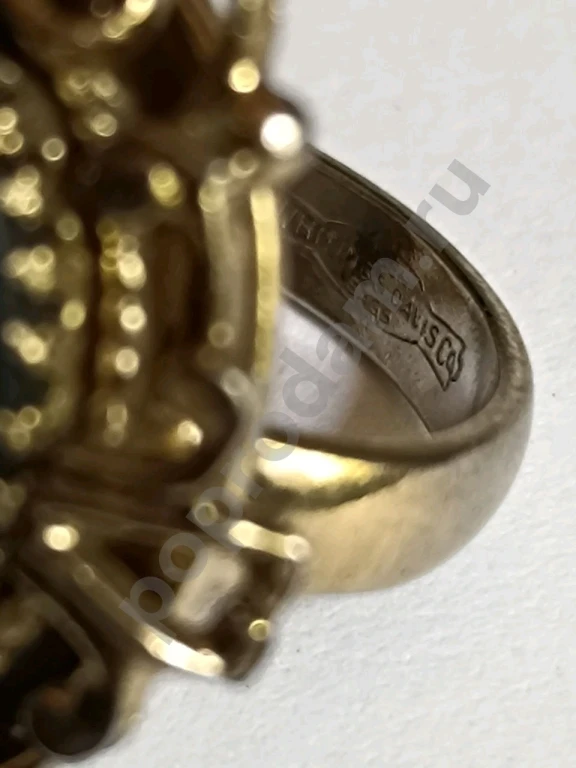 Крупный Комплект. Whiting & Devis. Оригинал. Маркировка. Винтаж.