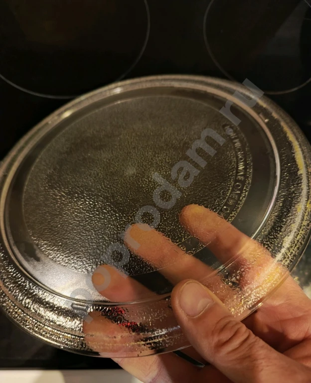 Тарелка для микроволновой печи СВЧ  диаметр 24,5 см. Доставка