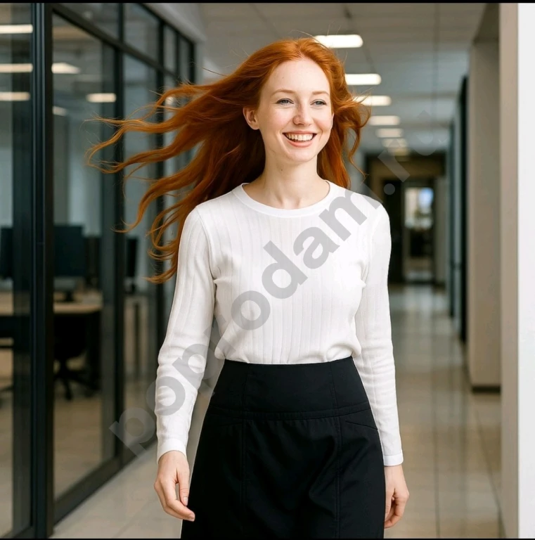 Юбка чёрная Incity Инсити размер М 46 с разрезом