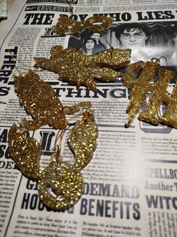 Елочные игрушки Гарри Поттер эпоксидная смола подвес в машину