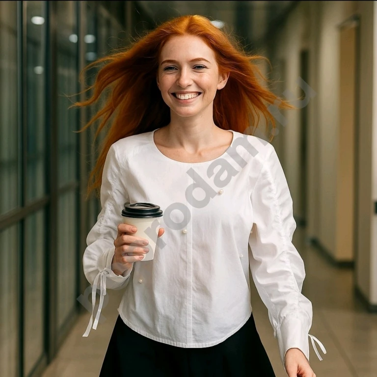 Блузка белая Koton Турция хлопок размер S 42 44