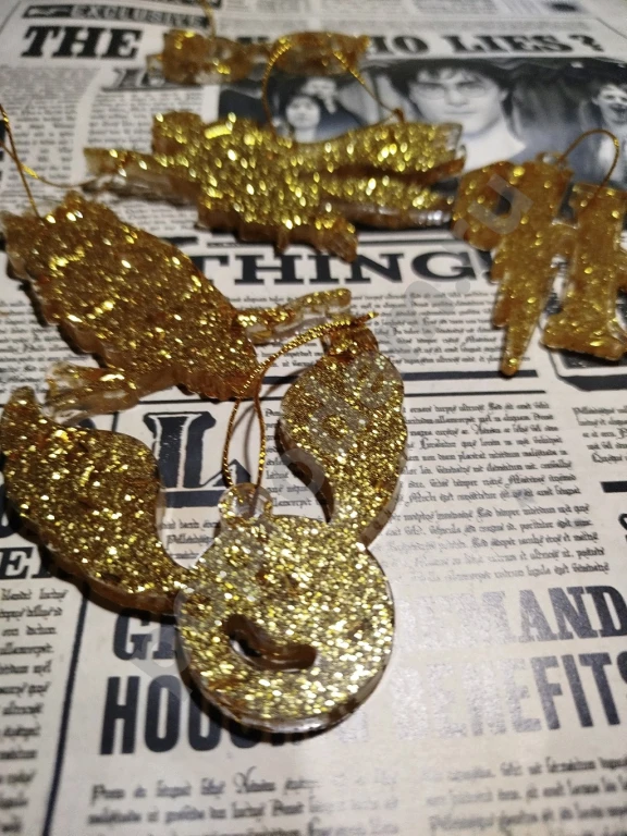 Елочные игрушки Гарри Поттер эпоксидная смола подвес в машину