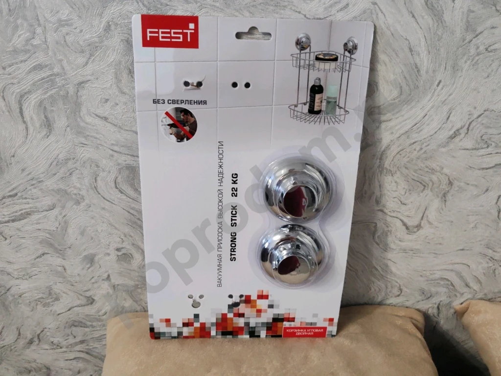 Угловая полка для ванной