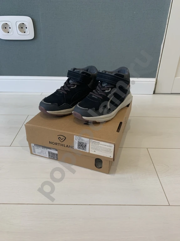 Ботинки осенние для девочки утепленные размер 32