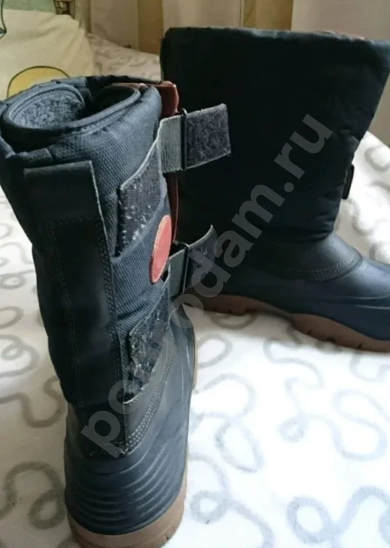Новые мужские зимние теплые резиновые сапоги